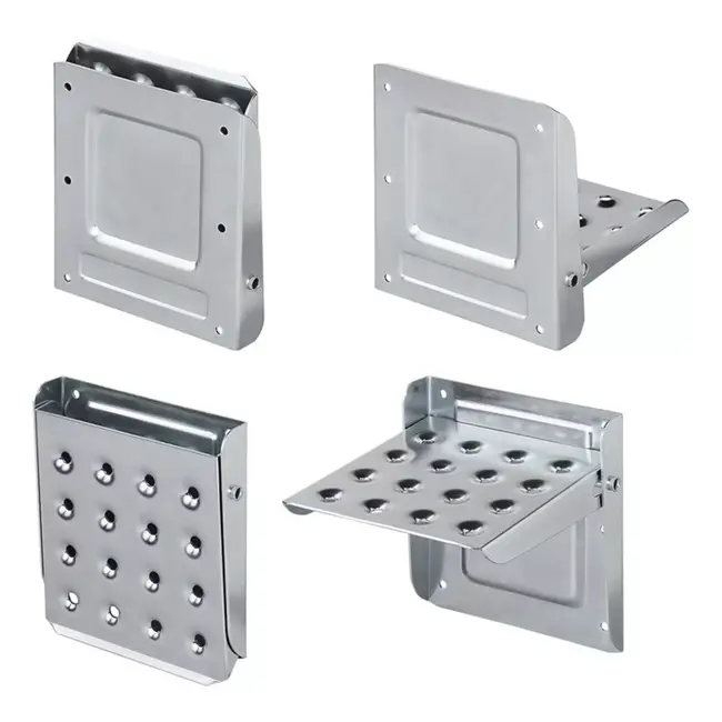 ProPlus Inklapbare opstap voor trailer - verzinkt staal - 195 x 175 mm - draagkracht 150 kg