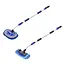 ProPlus Telescopische wasborstel - 3D kop - Chenille microvezel - 130-190 cm - Aluminium steel