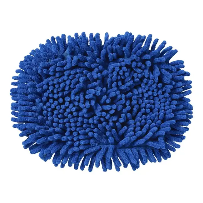 ProPlus Chenille microvezel hoes - telescopische wasborstel - blauw