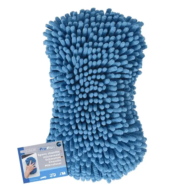 ProPlus Zachte microvezel spons - krasvrij - sterk absorberend - 24 x 13 x 6,5 cm
