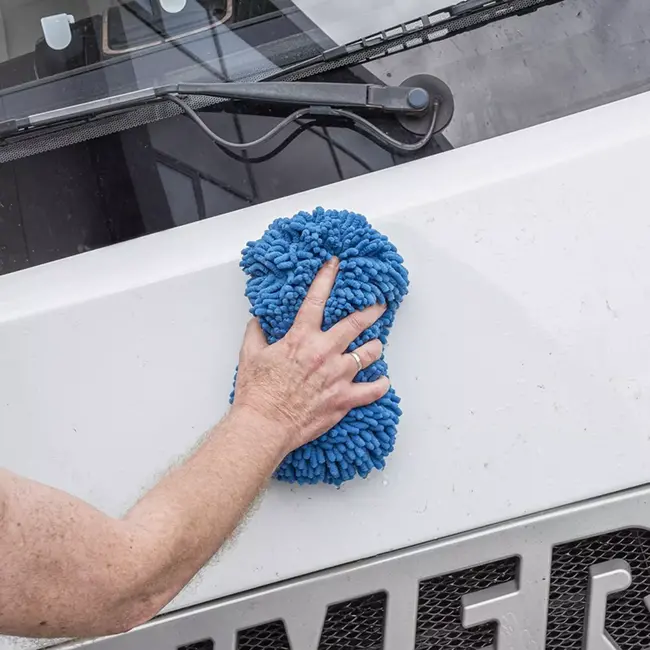 ProPlus Zachte microvezel spons - krasvrij - sterk absorberend - 24 x 13 x 6,5 cm