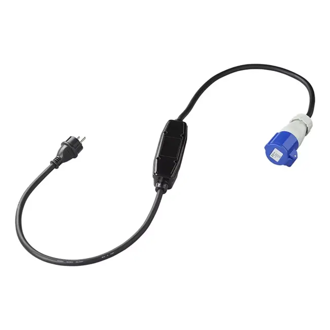 ProPlus Verloopkabel 150 cm - Schuko naar CEE - Aardlekschakelaar - Weerbestendig - 3x 2,5 mm²