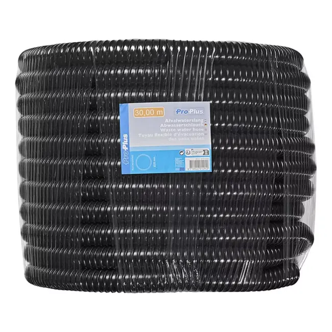 ProPlus Flexibele afvalwaterslang - 30 m - 25 mm - Voor caravans en campers