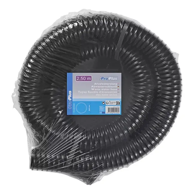 ProPlus Flexibele afvalwaterslang - 2,5 m - 40 mm - Voor caravans en campers