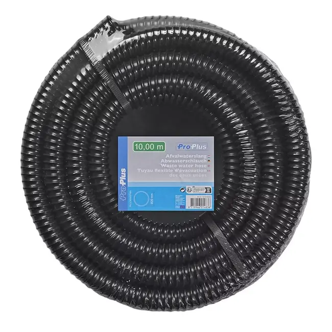 ProPlus Afvalwaterslang - Flexibel en Uittrekbaar - 10 m - 19 mm - Geschikt voor Caravans en Campers
