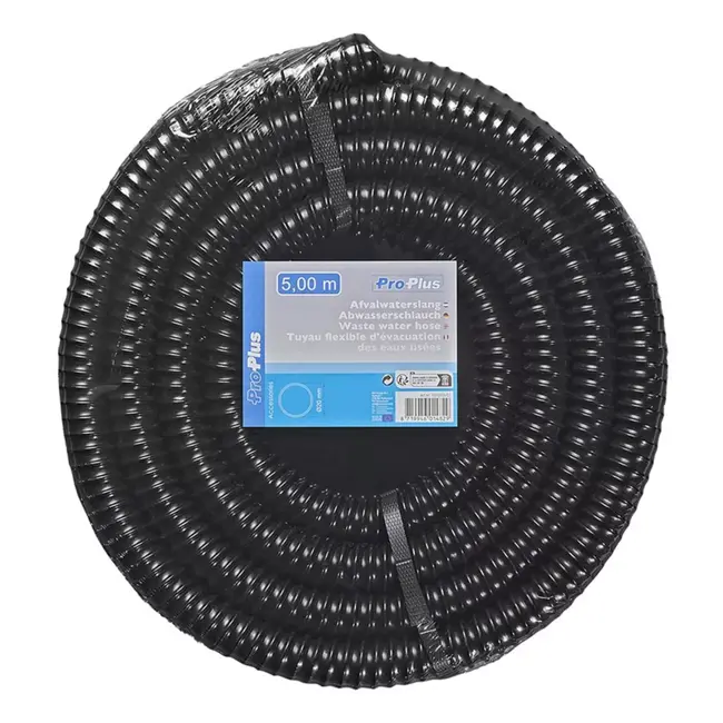 ProPlus Flexibele afvalwaterslang - 5 meter - 19 mm - Voor caravans en campers
