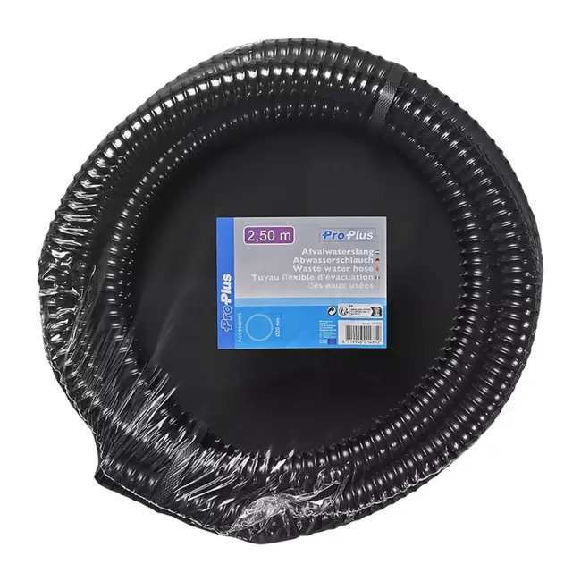 ProPlus Afvalwaterslang - Flexibel - 2,5 m - 19 mm - Voor caravans en campers
