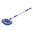 ProPlus Telescopische wasborstel - microvezel chenille - 1,65 m - blauw