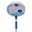 ProPlus Telescopische wasborstel - microvezel chenille - 1,65 m - blauw