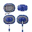 ProPlus Telescopische wasborstel - microvezel chenille - 1,65 m - blauw