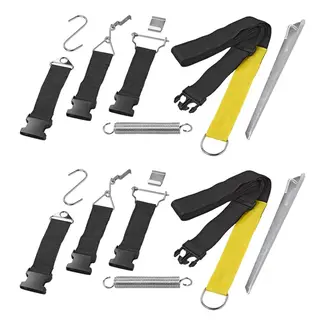 ProPlus Universele stormbandset - Compleet - Staal en nylon - 500 cm - Zwart