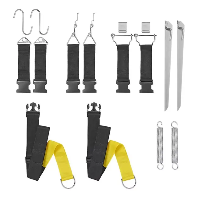 ProPlus Universele stormbandset - Compleet - Staal en nylon - 500 cm - Zwart