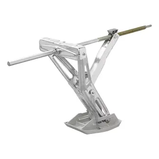 ProPlus Caravanhoeksteun - 1000 kg draagkracht - Verzinkt staal - Inclusief stabilisatievoet - Verlengd uitdraaimechanisme