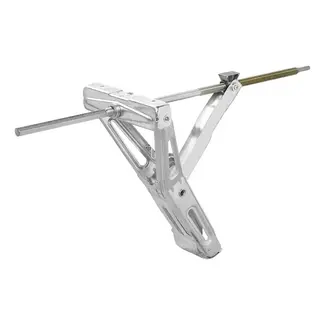 ProPlus Caravanhoeksteun - Verlengd uitdraaimechanisme - 1000 kg draagvermogen - Verzinkt staal - 605x280 mm ProPlus Caravanhoeksteun - Verlengd uitdraaimechanisme - 1000 kg draagvermogen - Verzinkt staal - 605x280 mm