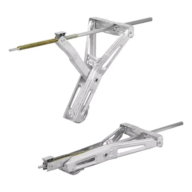 ProPlus Caravanhoeksteun - Verlengd uitdraaimechanisme - 1000 kg draagvermogen - Verzinkt staal - 605x280 mm