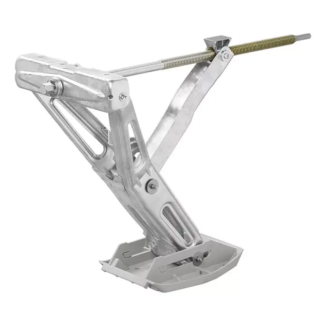 ProPlus Caravanhoeksteun - 1000 kg draagkracht - Verzinkt staal - Inclusief stabilisatievoet - 605x280 mm - Hoogte 470 mm