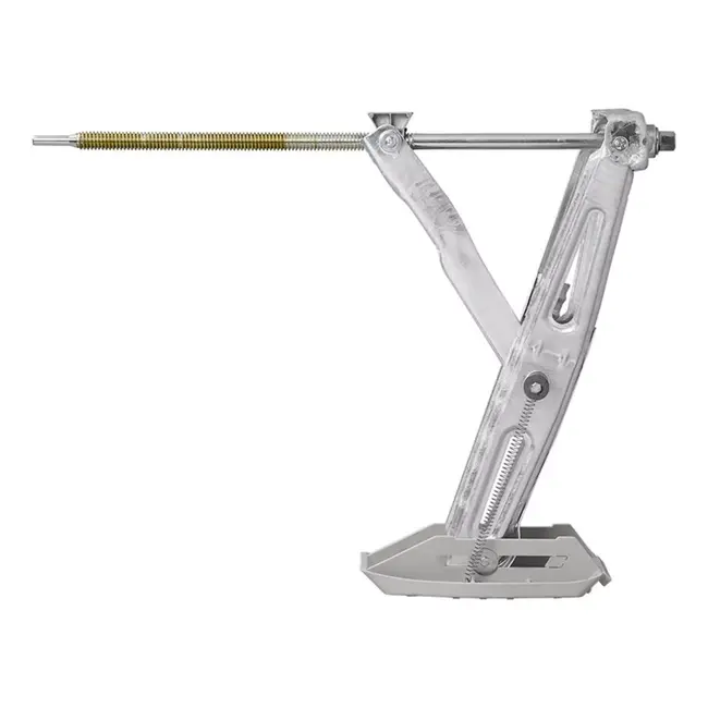 ProPlus Caravanhoeksteun - 1000 kg draagkracht - Verzinkt staal - Inclusief stabilisatievoet - 605x280 mm - Hoogte 470 mm