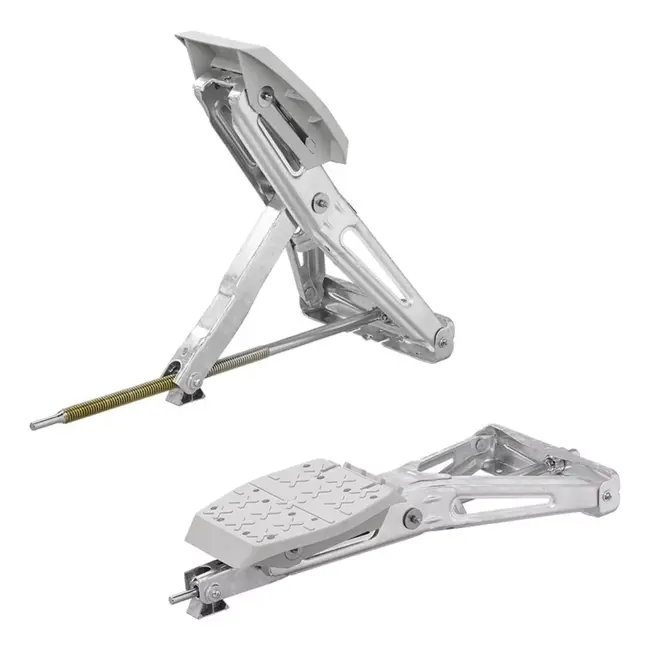 ProPlus Caravanhoeksteun - 1000 kg draagkracht - Verzinkt staal - Inclusief stabilisatievoet - 605x280 mm - Hoogte 470 mm