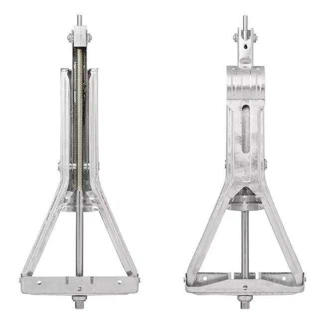 ProPlus Caravanhoeksteun - Stabiel & Duurzaam - 1000 kg Draagvermogen - Verzinkt Staal - 605x280mm - Hoogte 470mm