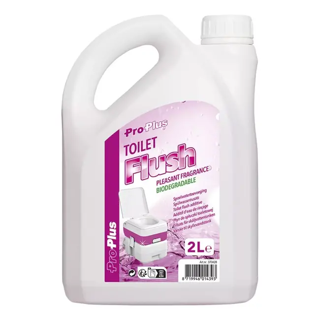 ProPlus Toiletvloeistof - Spoelwatertoevoeging - Roze - Biologisch afbreekbaar - 2 liter