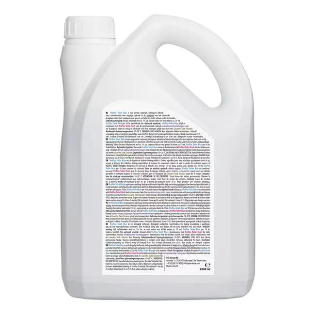 ProPlus Toiletvloeistof - Biologisch afbreekbaar - Geurmaskerend - 2 liter - Blauw