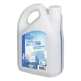 ProPlus Toiletvloeistof - Biologisch afbreekbaar - Geurmaskerend - 2 liter - Blauw ProPlus Toiletvloeistof - Biologisch afbreekbaar - Geurmaskerend - 2 liter - Blauw