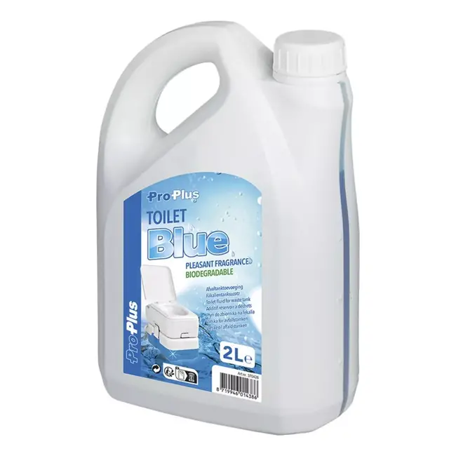 ProPlus Toiletvloeistof - Biologisch afbreekbaar - Geurmaskerend - 2 liter - Blauw