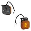ProPlus Zijmarkeringslamp LED - Waterdicht - 65x65 mm - Oranje - 12/24V