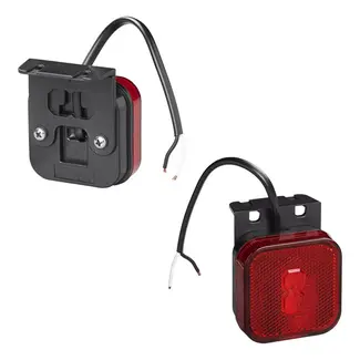ProPlus Rode LED markeringslamp - waterdicht - 65 x 65 mm - 12/24V ProPlus Rode LED markeringslamp - waterdicht - 65 x 65 mm - 12/24V