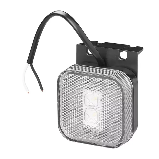 ProPlus LED markeringslamp - waterdicht - ECE E4-gekeurd - 65 x 65 mm - 12/24V