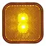 ProPlus Zijmarkeringslamp LED - Waterdicht - 65 x 65 mm - Oranje - 12/24V