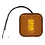 ProPlus Zijmarkeringslamp LED - Waterdicht - 65 x 65 mm - Oranje - 12/24V