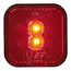 ProPlus Rode LED markeringslamp - waterdicht - 65 x 65 mm - 12/24V