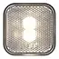 ProPlus LED markeringslamp - vierkant - waterdicht - 65 x 65 mm - wit - 12/24V