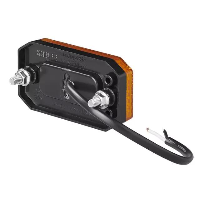 ProPlus Zijmarkeringslamp LED - Waterdicht - 12/24V - Oranje - 80 x 44 mm