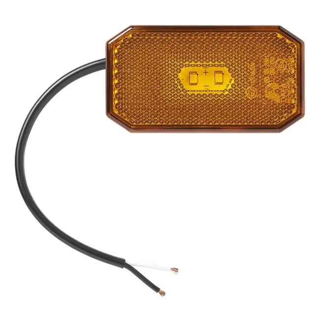 ProPlus Zijmarkeringslamp LED - Waterdicht - 12/24V - Oranje - 80 x 44 mm