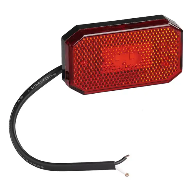 ProPlus Markeringslamp LED - Rood - Waterdicht - 80 x 44 mm - 12/24V
