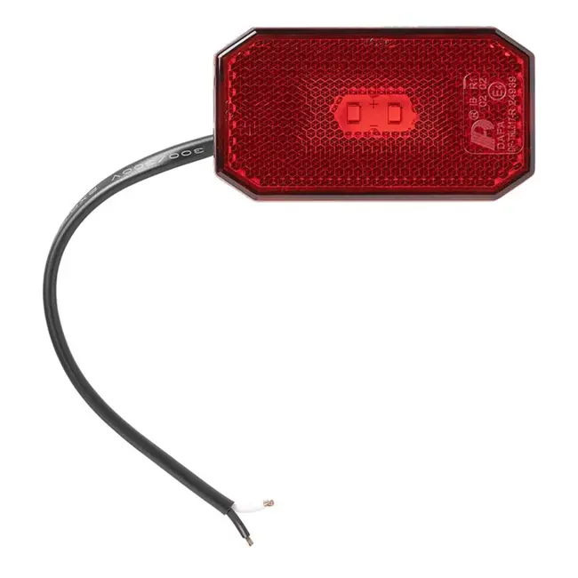 ProPlus Markeringslamp LED - Rood - Waterdicht - 80 x 44 mm - 12/24V