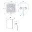 ProPlus Zijmarkeringslamp LED - Waterdicht - 61x61 mm - Oranje - 10-30V