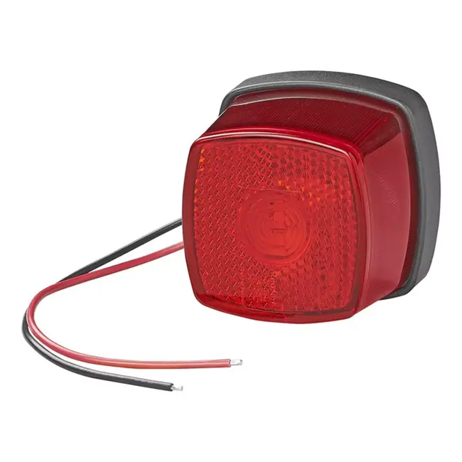 ProPlus Ronde LED markeringslamp - rood - waterdicht - 61 mm