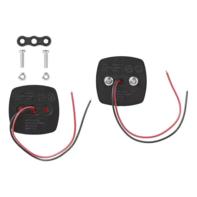 ProPlus Ronde LED markeringslamp - rood - waterdicht - 61 mm