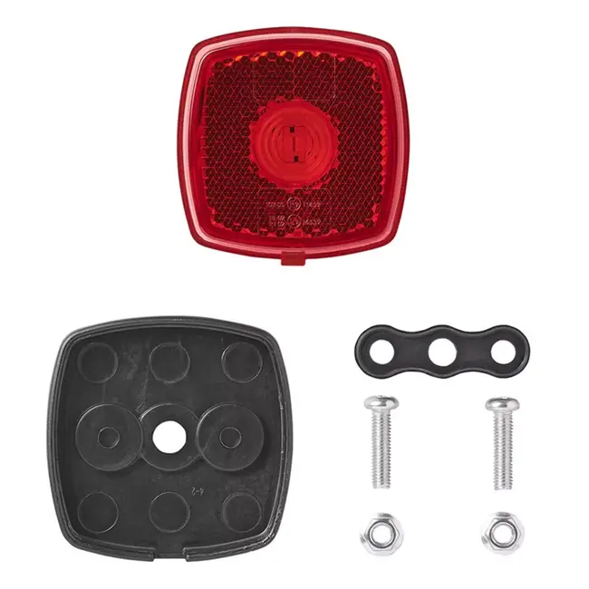 ProPlus Ronde LED markeringslamp - rood - waterdicht - 61 mm