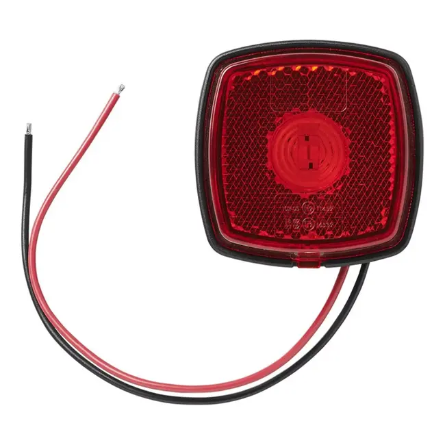 ProPlus Ronde LED markeringslamp - rood - waterdicht - 61 mm