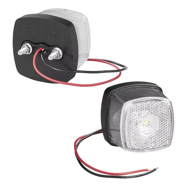 ProPlus Markeringslamp LED - Waterdicht - 61 x 61 mm - 10-30V - Wit