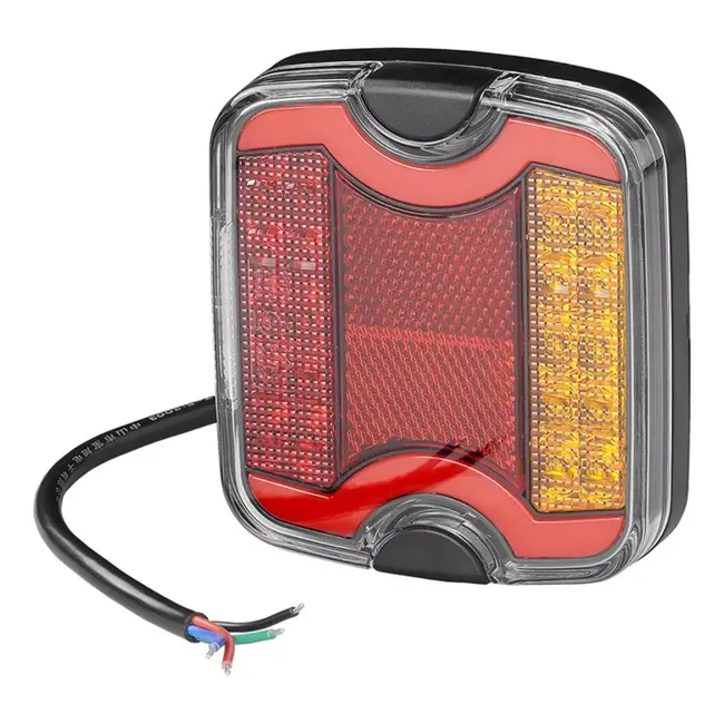 ProPlus LED achterlicht - 4 functies - waterdicht - rechts - 105 x 95 mm