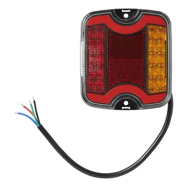 ProPlus LED achterlicht - 4 functies - waterdicht - rechts - 105 x 95 mm