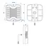 ProPlus LED achterlicht - 4 functies - waterdicht - rechts - 105 x 95 mm