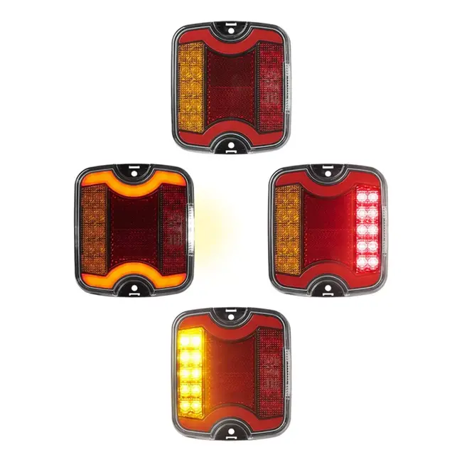 ProPlus Achterlicht LED - 4 functies - Waterdicht - 105 x 95 mm - Links