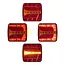 ProPlus LED achterlicht - 4 functies - E4-gekeurd - IP67 - 106 x 99 mm - links