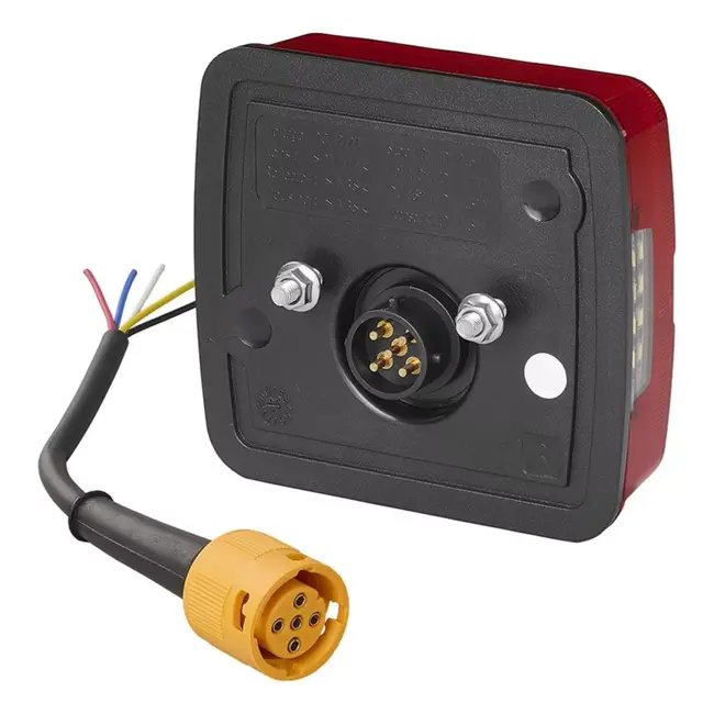 ProPlus LED achterlicht - 4 functies - E4-gekeurd - IP67 - 106 x 99 mm - links